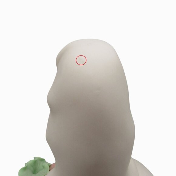 BUDDHA Sitting on a LOTUS Base Hand-Painted Ceramic 18" Tall - Picture 8 of 8